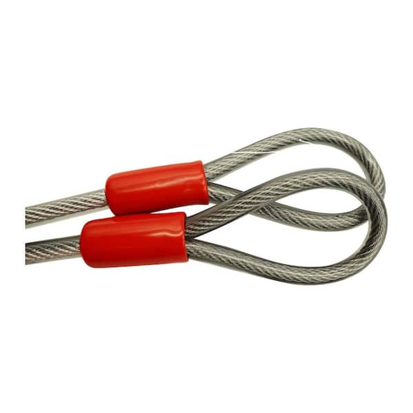 FOX Jr, Security Cable 3.9 ft. x 10 mm Braided Steel with Vinyl Coating