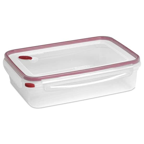 Sterilite Ultra-Seal 16.0 Cup Rectangle Food Storage Container 4 Pack-DISCONTINUED