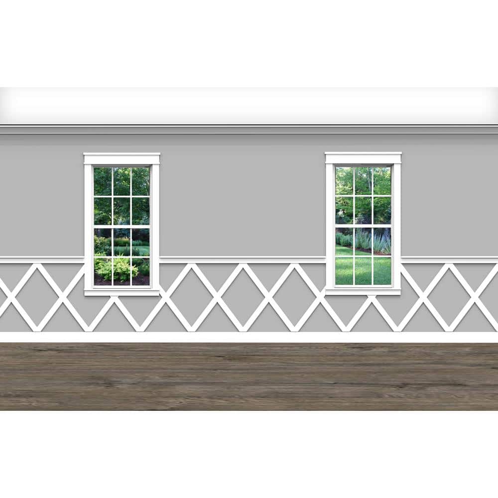 44" Brown Unfinished Aspen Wood 3D Wall Paneling Kit