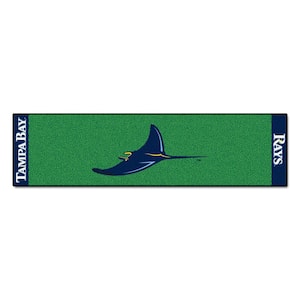 MLB Tampa Bay Rays 1 ft. 6 in. x 6 ft. Indoor 1-Hole Golf Practice Putting Green