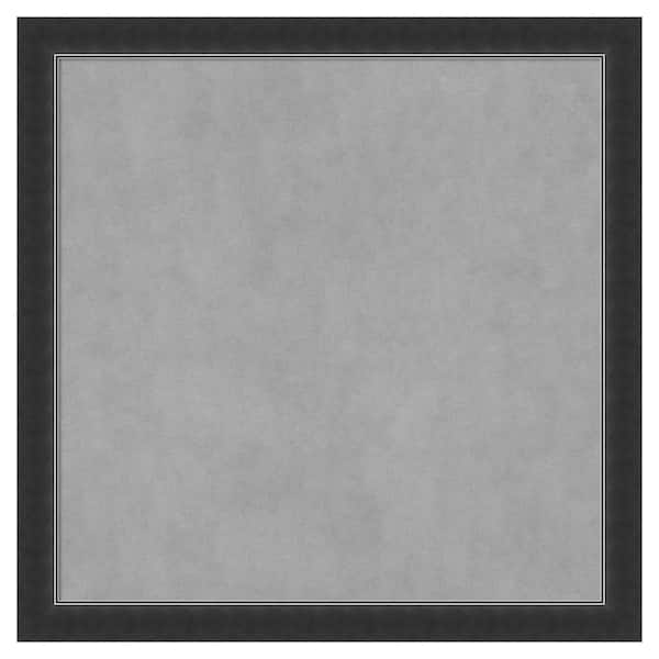 Corvino Black Narrow 27 in. x 27 in. Framed Magnetic Board