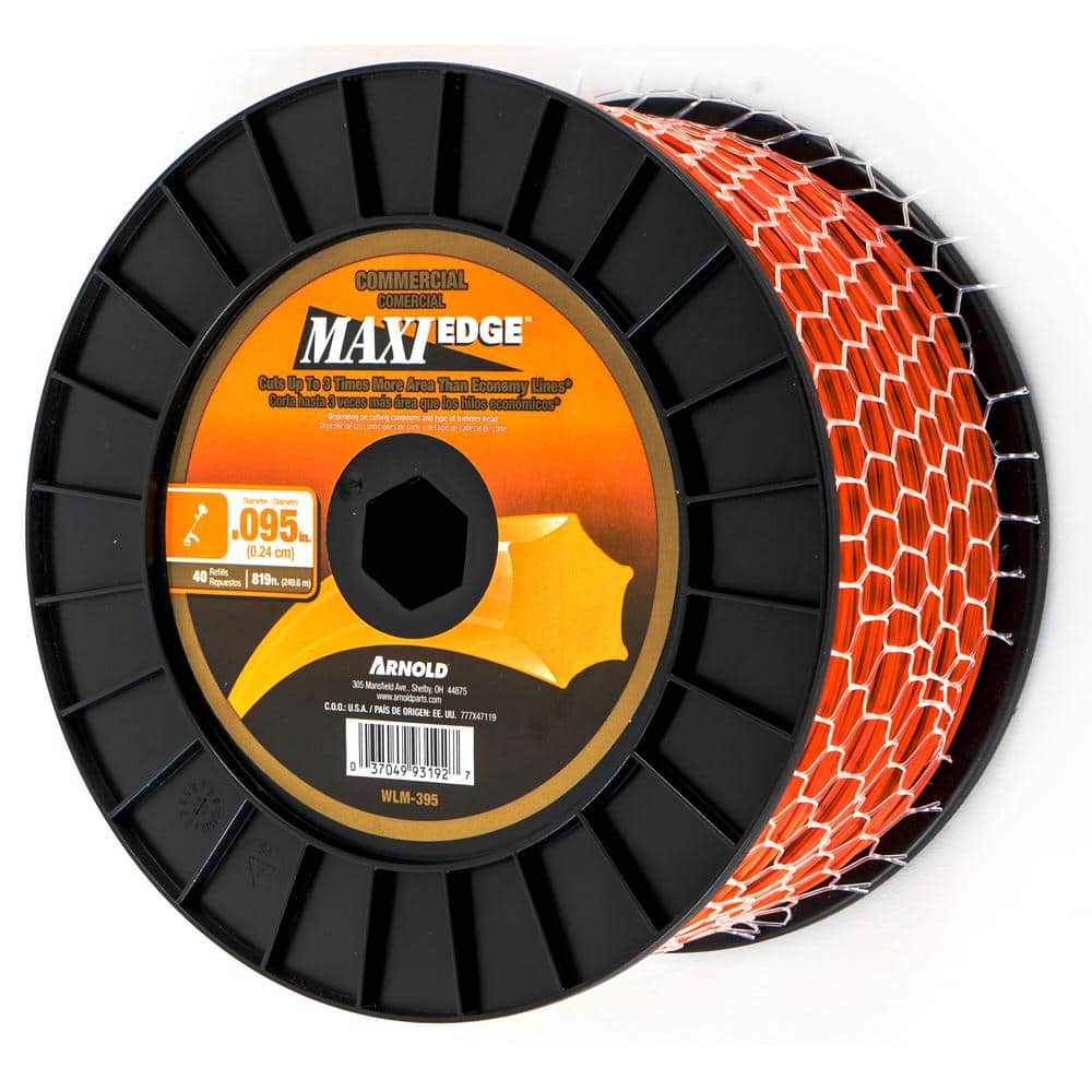 Reviews For Arnold Commercial Maxi Edge Spool 819 Ft 0 095 In Universal 6 Point Star Trimmer Line Wlm 395 The Home Depot
