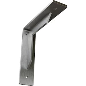 8 in. x 2 in. x 8 in. Stainless Steel Unfinished Metal Stockport Bracket