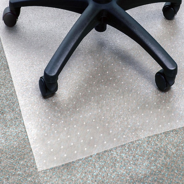 Advantagemat Vinyl Rectangular Chair Mat for Carpets up to 1/4"-48" x 79"