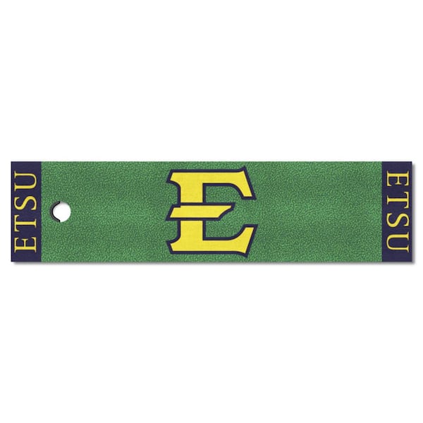 FANMATS 1.5 ft. x 6 ft. Wisconsin-La Crosse Eagles Putting Green Mat
