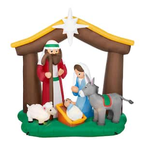 6 ft. LED Nativity Scene Christmas Airblown® Inflatable