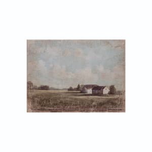 Framed Landscape Canvas Art Print 27 in. x 36 in.