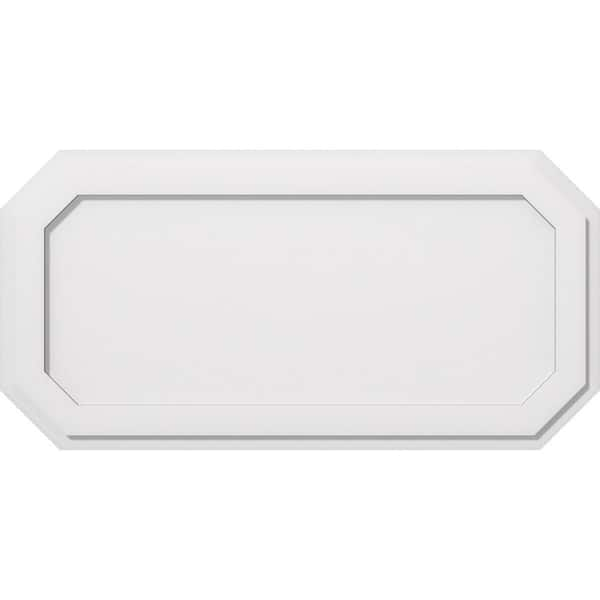 Ekena Millwork 1 in. P X 36 in. W X 18 in. H Emerald Architectural Grade PVC Contemporary Ceiling Medallion