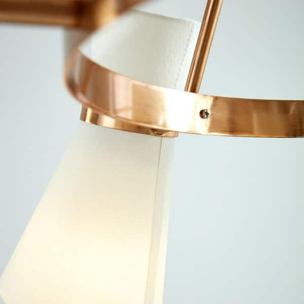 Visual Comfort Studio Summer 5-Light Chandelier in Satin Brass