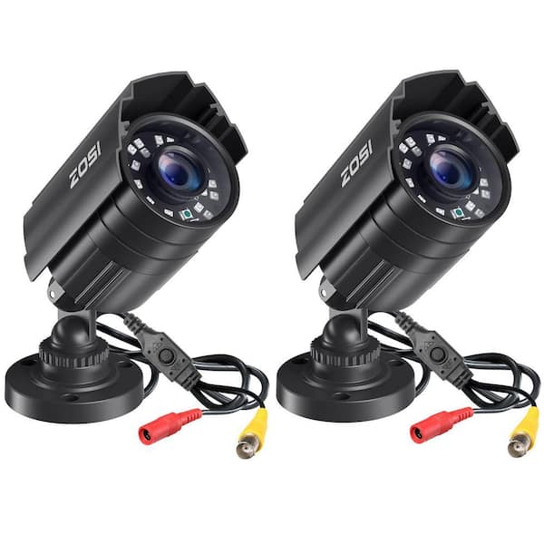 2Pcs 1080P CCTV Hardwired Outdoor Home Security Cameras 4 in 1 HD TVI/CVI/AHD/CVBS for 960H,720P,1080P,5MP,4K analog DVR