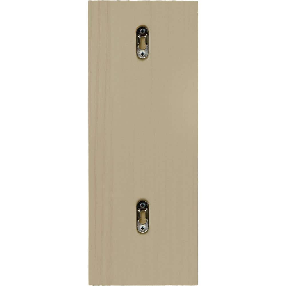 14" Unfinished Rubberwood Recessed Corbel
