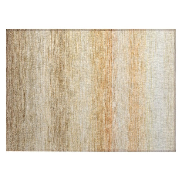 Chantille Machine Washable Indoor/Outdoor Abstract ACN2891 Copper 2 ft. x 3 ft. Accent Rug