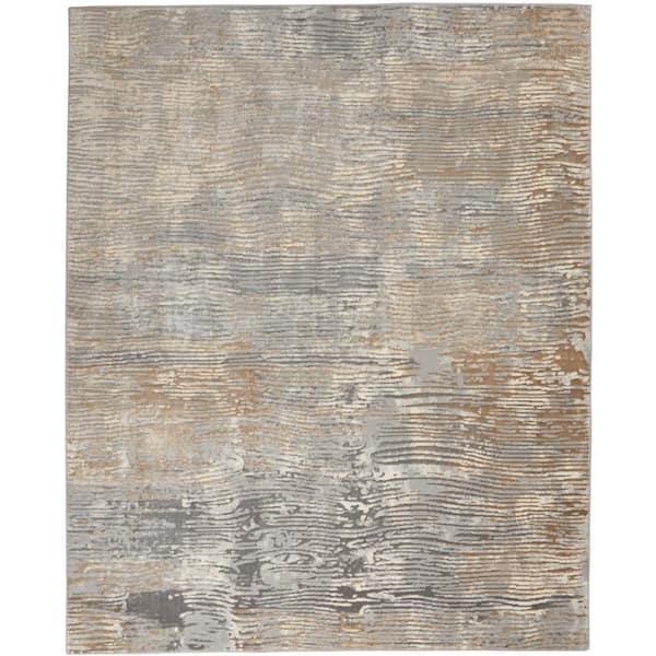 Ivory/Grey/Blue 8x10 Nourison Solace 8 x 10 Area Rug Ivory/Grey/Blue 8x10 Nourison Solace 8 x 10 Area Rug
