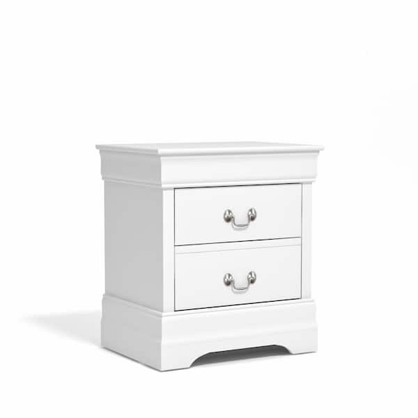 Glory Furniture Louis Phillipe G3190-N Nightstand , White