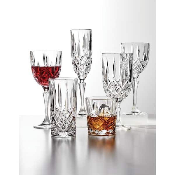 Markham 11 oz. Crystalline Double Old Fashioned Glass Set (Set of 4)