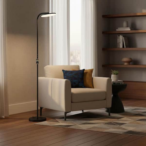 Quoizel Arlen 65 in. Matte Black Modern Integrated LED Dimmable