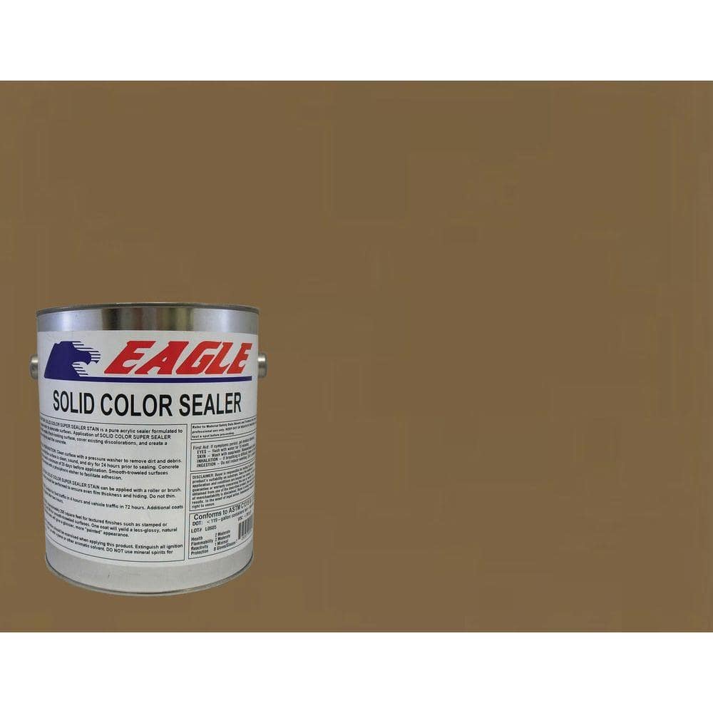 1 gal. Chocolate Solid Color Solvent Based Concrete Sealer