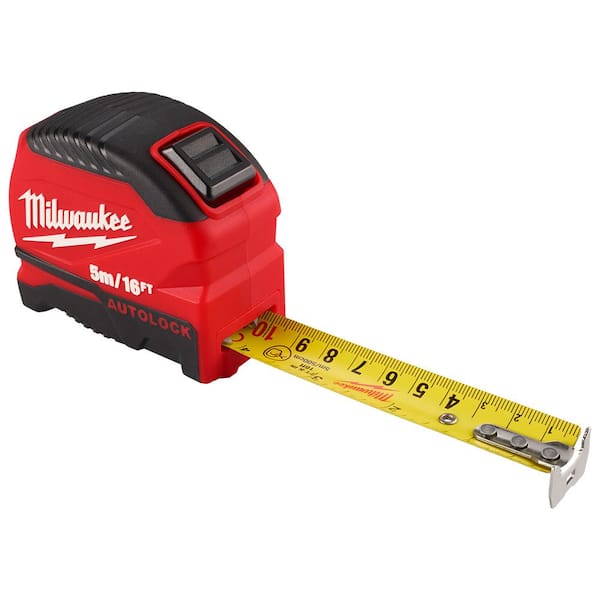 Milwaukee 5m/16 ft. Compact Auto Lock Tape Measure 48-22-1817