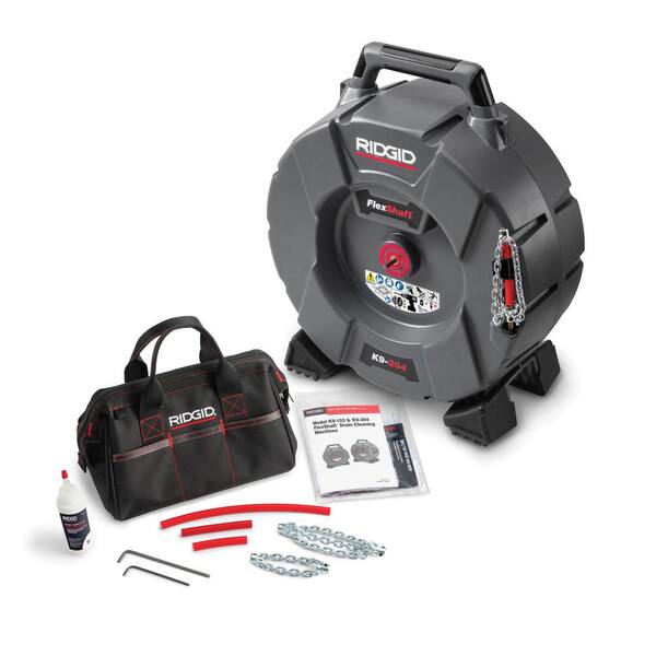 RIDGID K9-204 FlexShaft Wall-to-Wall Professional Drain Cleaning