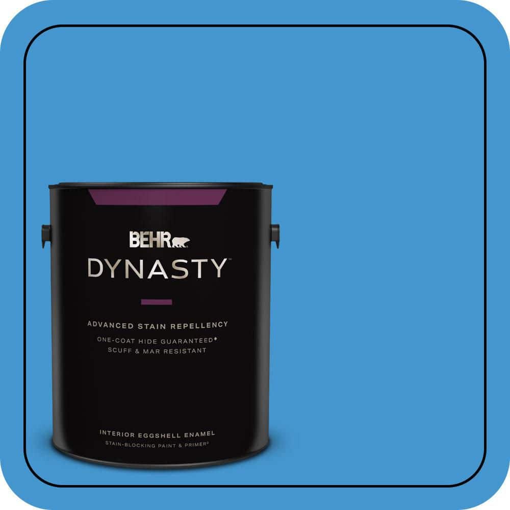 1 gal. #P510-5 Perfect Sky Eggshell Enamel Interior Stain-Blocking Paint & Primer price history on PriceWatchPro