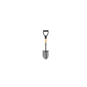 19 in. Wood Handle General Purpose Mini Round Point Shovel