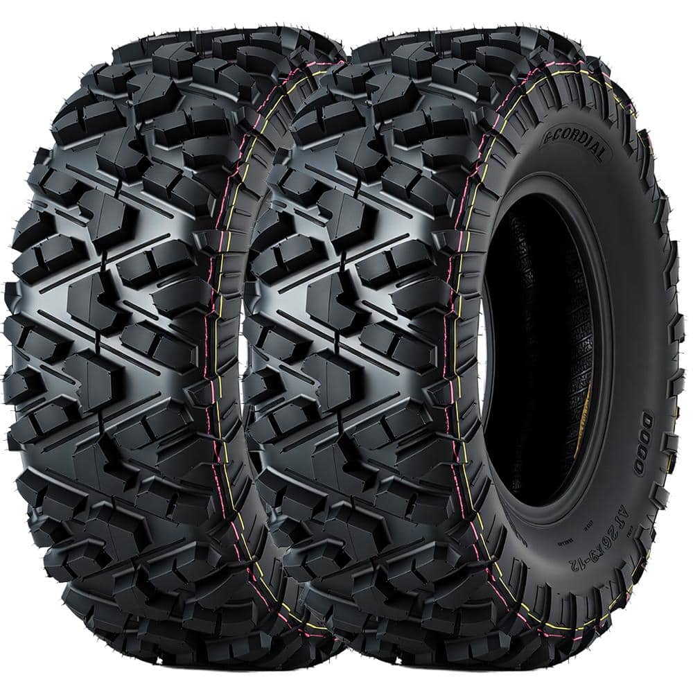 26x9-12 ATV UTV Tires,26x9x12 All-Terrain ATV Tires for Rock, Sand, Mud, Trail,6PR Tubeless,Pack of 2 price history on PriceWatchPro