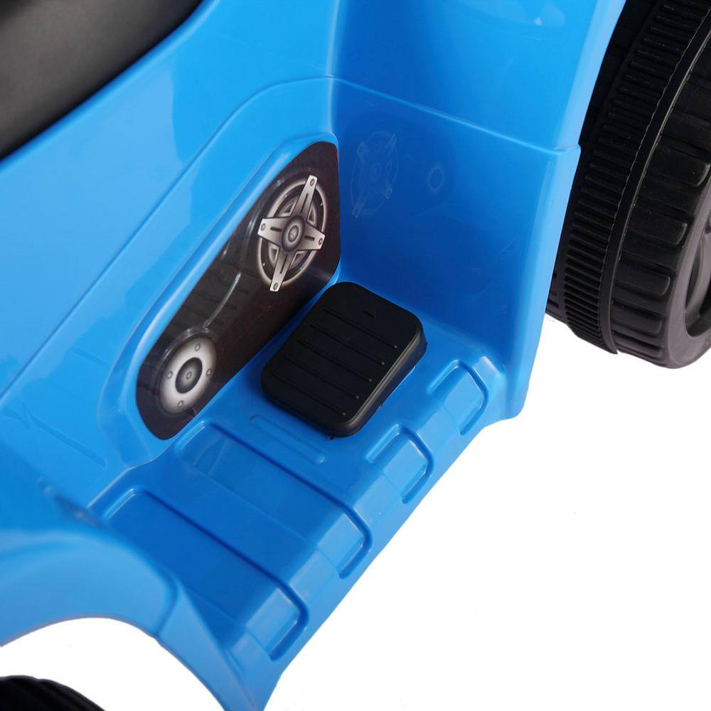 Blue 6V Battery Powered Kids Electric Quad ATV