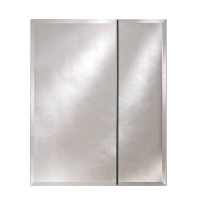 Broadway 31 in. x 21 in. Recessed or Optional Surface Mount Double Door Medicine Cabinet with Bevel Mirror