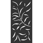 23.75 in. x 48 in. Black Meadow Hardwood Composite Decorative Wall Decor and Privacy Panel
