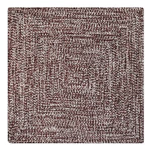 Better Trends Chenille Tweed Collection 60 Square in Dove & Chesnut