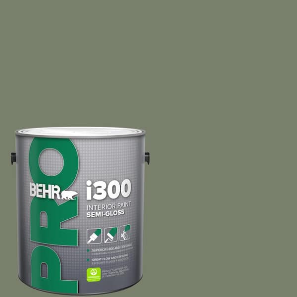 BEHR PRO 1 gal. #430F-5 Bahia Grass Semi-Gloss Interior Paint