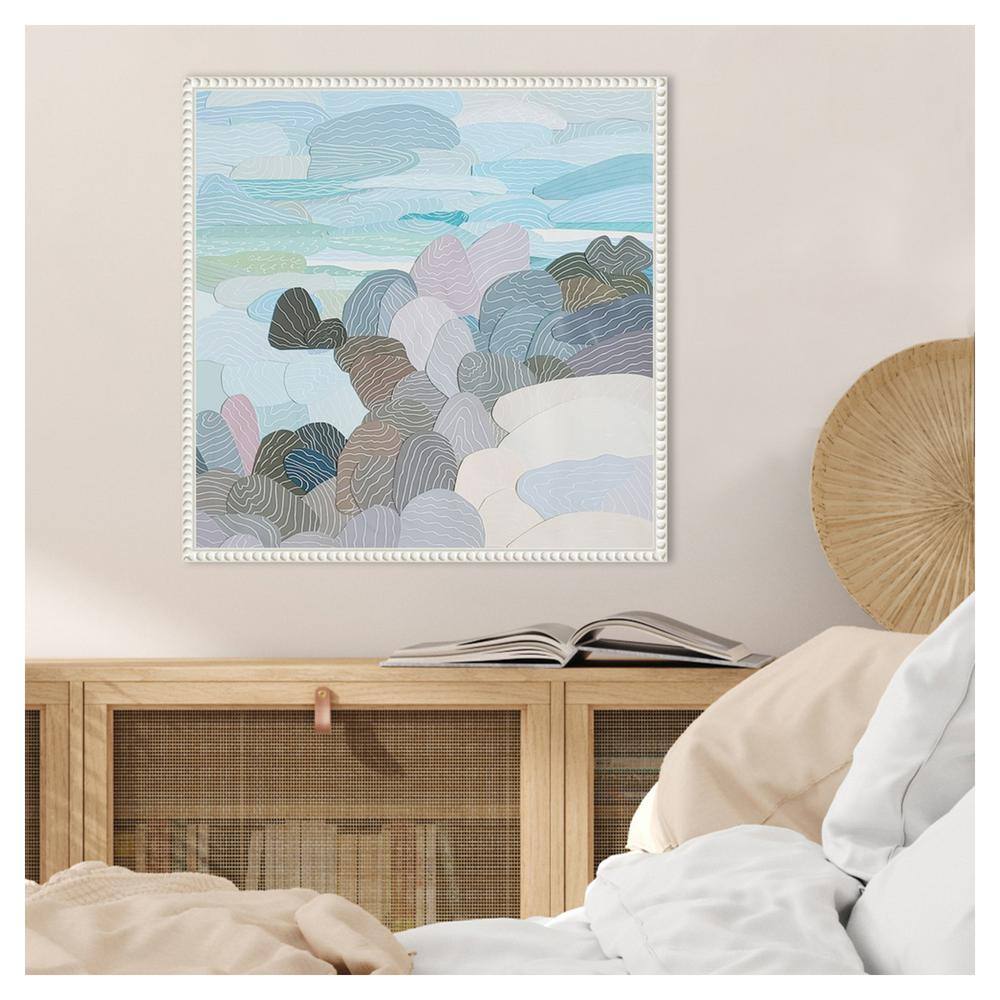 Chiang Mai Thailand II Abstract Pastel Canvas Print with White Frame