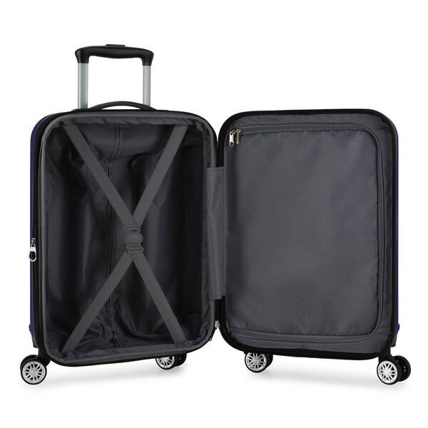 Elite Luggage Elite Dori Expandable Carry-On Spinner Luggage, Navy