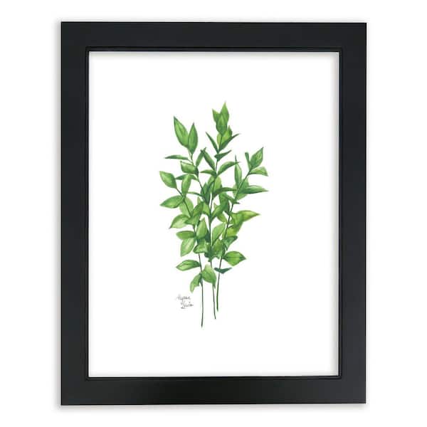 Unbranded Nature's Lace 1 "Israeli Ruscus" by Alyssa Lewis Individual Black Framed Nature Art Print 24 in. x 18 in.