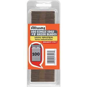 0.009 in. Single Edge Blades (100-Pack)