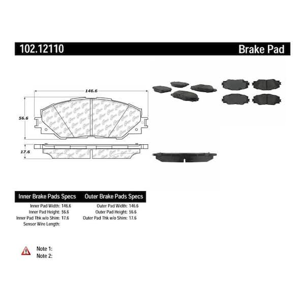 Centric Parts Disc Brake Pad Set