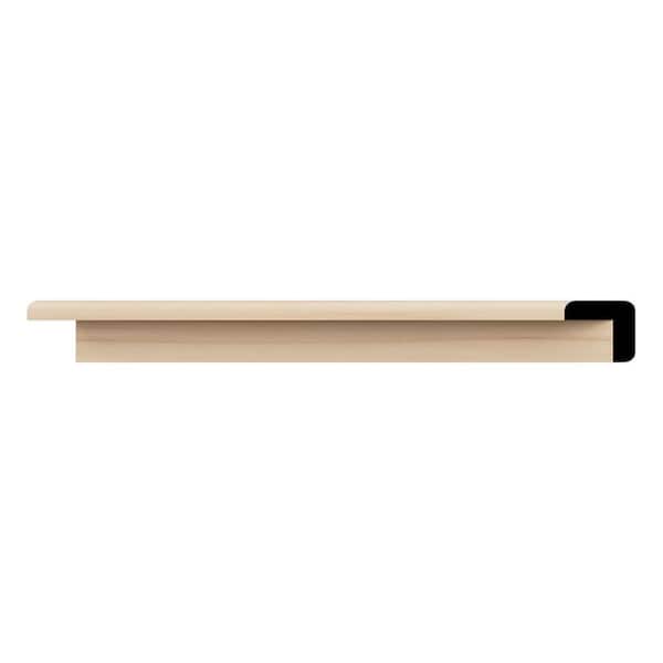 WM206 0.75 in. D x 0.75 in. W x 96 in. L Wood (Alder) Corner Moulding