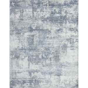 Grey 7 ft. 10 in. x 10 ft. 2 in. Wilton Collection Indoor Modern Abstract Area Rug