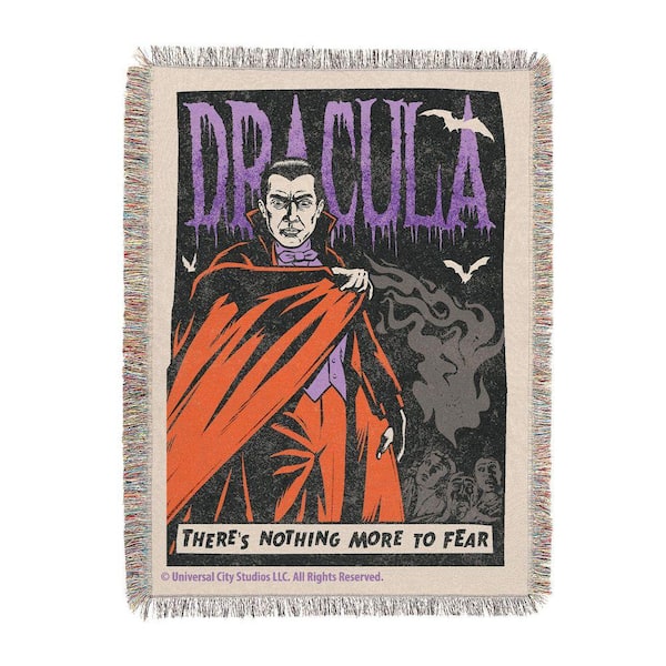 THE NORTHWEST GROUP Universal Monsters Radiant Hues Dracula Tapestry Throw  48 x 60 in. 1UVM051000001AMZ - The Home Depot