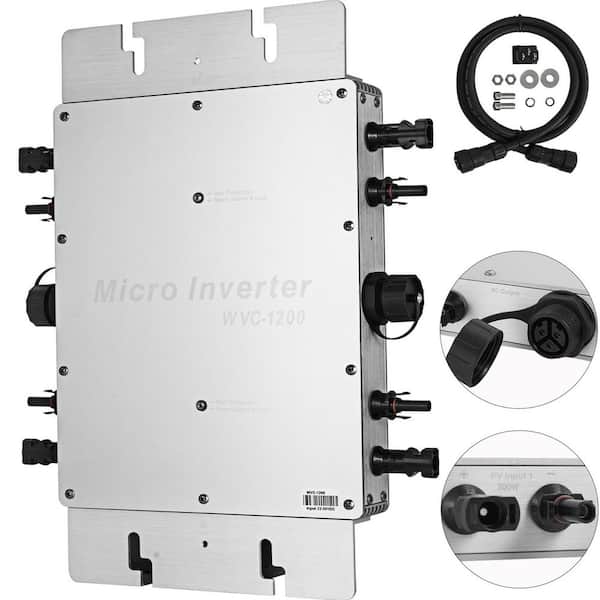 700W Micro Inversor Solar Grid Tie Microinversor IP65 WiFi Control Auto  Enfriamiento 120/230V Identificación Automática Inversores de Potencia