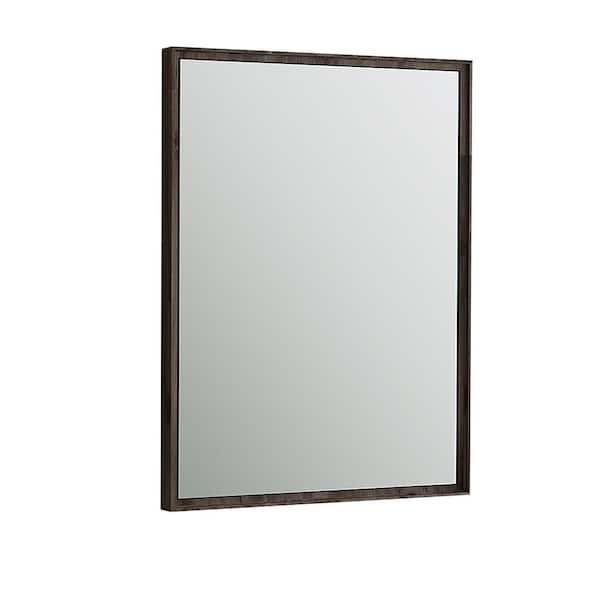 Fresca Formosa 26 in. W x 32 in. H Framed Rectangular Bathroom Vanity Mirror in Acacia