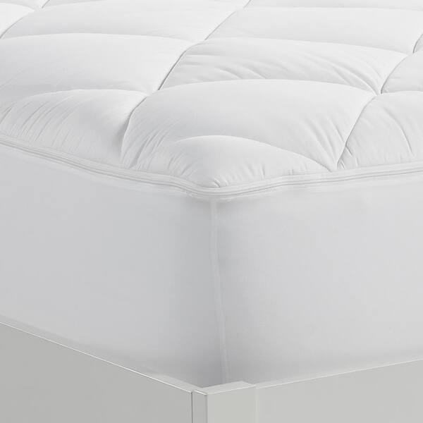 fieldcrest luxury plush mattress pad king