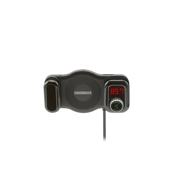 Car and Driver Vent Phone Holder & Bluetooth Hands-Free FM Transmitter