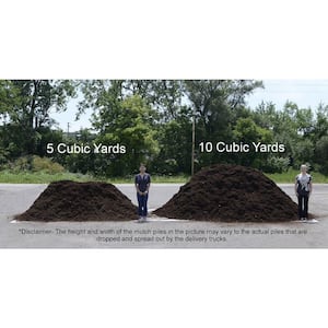 10 cu. yd. Brown Landscape Bulk Mulch