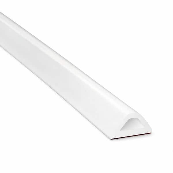 67 in Silicone Shower Threshold Water Dam for Walk-In Showers, Tubs and Kitchen Sink Splash Control