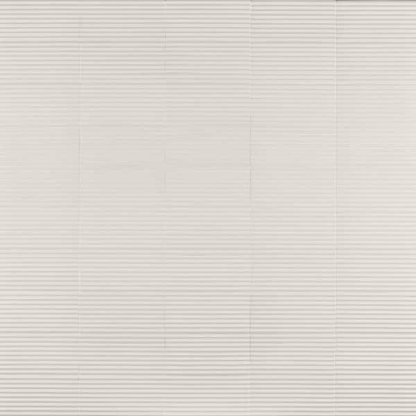 Ivy Hill Tile Ardor Linear White 4.7 in. x 9.7 in. Metallic Porcelain Wall Tile (6.32 sq. ft./Case)
