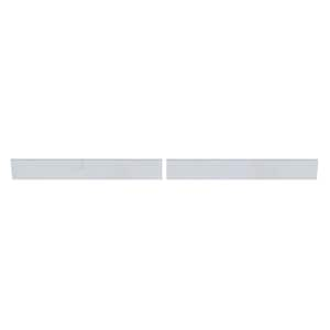 72 in. W Engineered Carrara Marble Vanity Backsplash (2-Pieces)