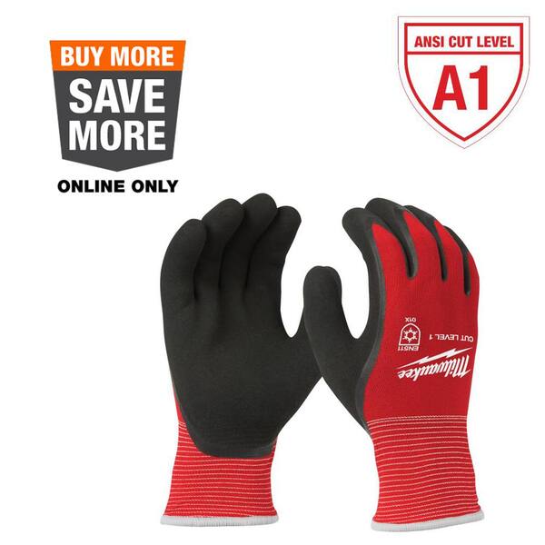 Red latex gloves on sale