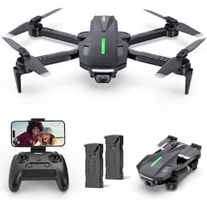 Drone with 1080P HD Camera for Adults, RC Quadcopter for Beginner, 2-Batteries, Auto Hover, Voice APP Control, 3D Flip