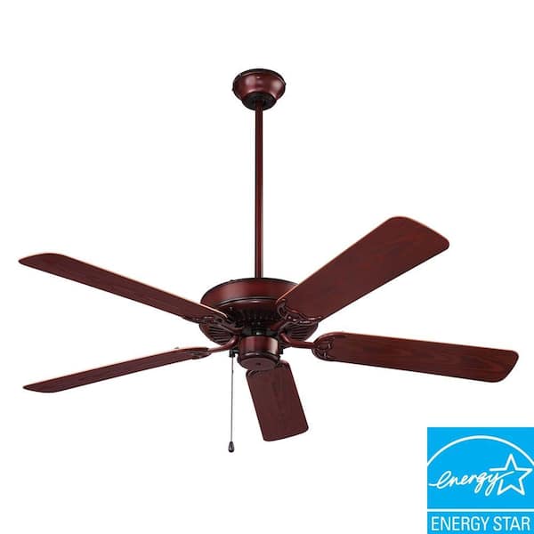 Broan-NuTone Wet Rated Series 52 in. Outdoor Weathered Bronze Ceiling Fan